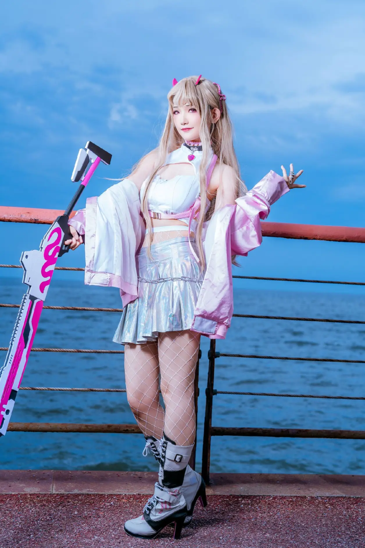 图片[23]-胜利女神NIKKE毒蛇cosplay摄影：色彩科学蘑菇桑-禹都一只猫资源资讯