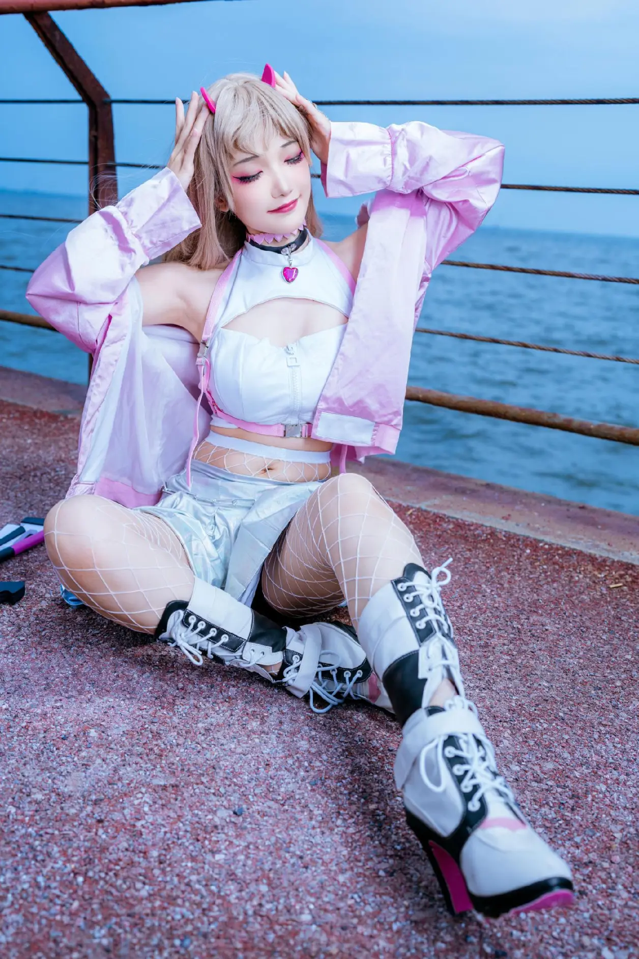 图片[7]-胜利女神NIKKE毒蛇cosplay摄影：色彩科学蘑菇桑-禹都一只猫资源资讯